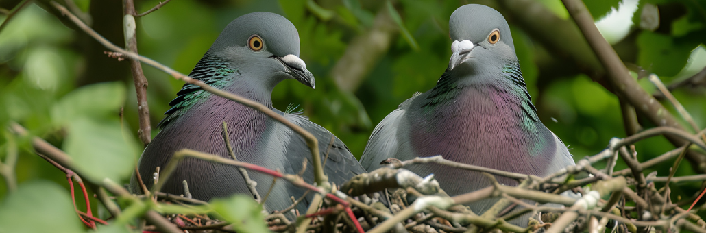 Cómo se aparean las palomas y cómo se reproducen
