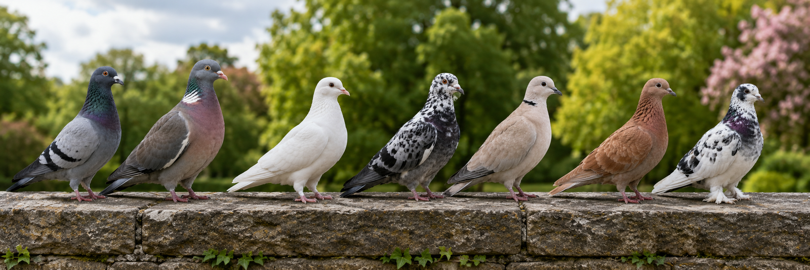 Tipos de palomas en España